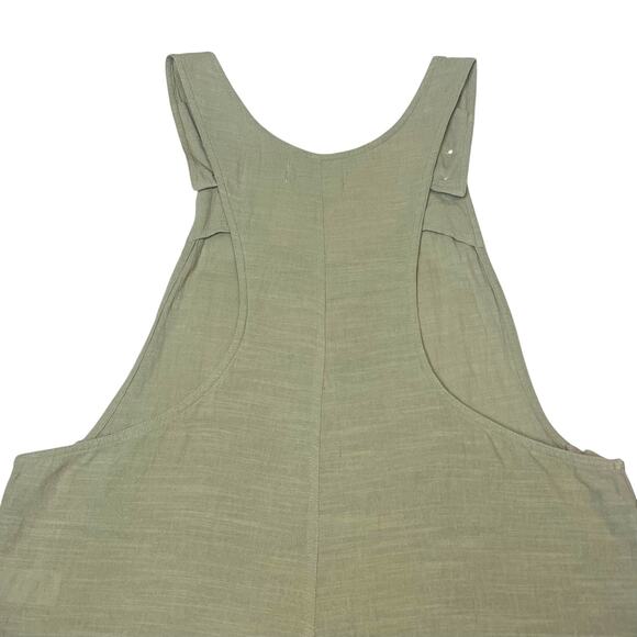 L Space Freya Jumper Relaxed Fit Cotton Jumpsuit Overalls Green Size Medium - Picture 11 of 11